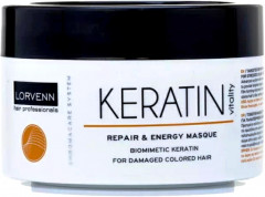 Маска для волос поврежденных и окрашенных восстанавливающая «Chromacare System Keratin Vitality Repair and Energy Masque»