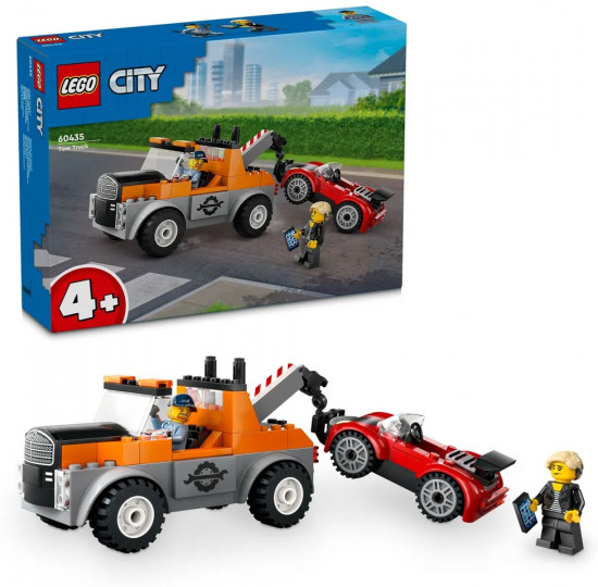 Конструктор LEGO® 60435 Эвакуатор и ремонт спортивного автомобиля