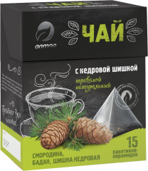 Напиток чайный «Травяной чай с кедровой шишкой»