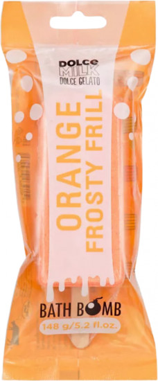 Бомбочка для ванны «Бурлящее эскимо. Orange Frosty Frill»