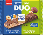 Плиточный шоколад c фундуком и хрустящим кремом «Cruncy Duo»