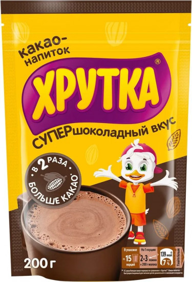 Какао-напиток быстрорастворимый «Супершоколадный вкус»