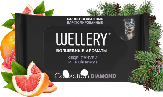 Салфетки влажные «Collection Diamond»