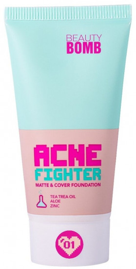 Тональный крем «Matte and cover foundation» , оттенок Shade 01