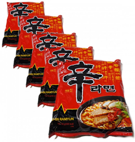 Набор лапши быстрого приготовления Шин Рамен Shin Ramyun