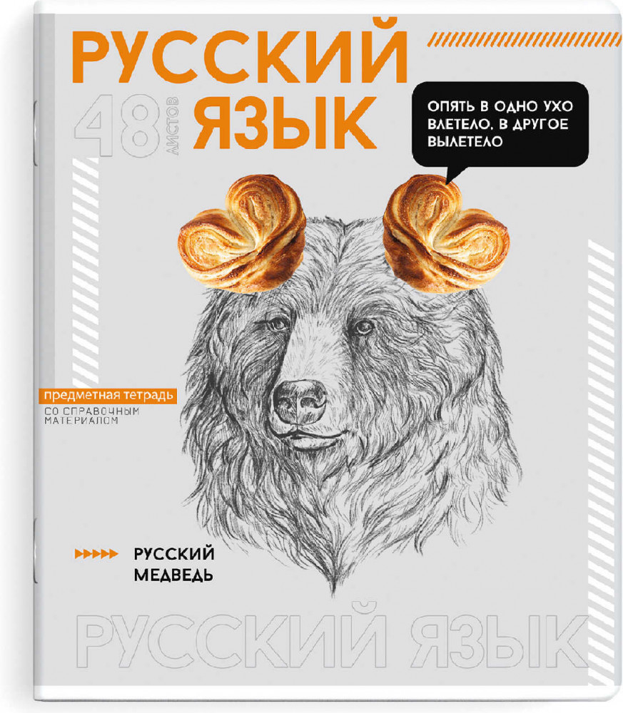 Тетрадь предметная «Русский язык» | Яркие детали | Феникс +