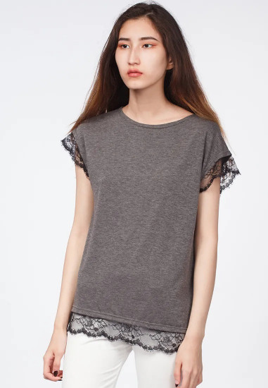 Футболка женская T-SHIRT PIZZO AI
