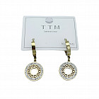 Серьги женские с кристаллами