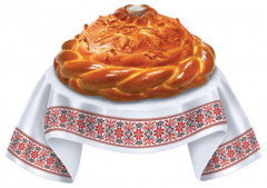 Плакат вырубной формата А3. Каравай