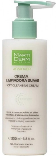 Крем-молочко для лица увлажняющий «Аcniover restore crema limp suave»