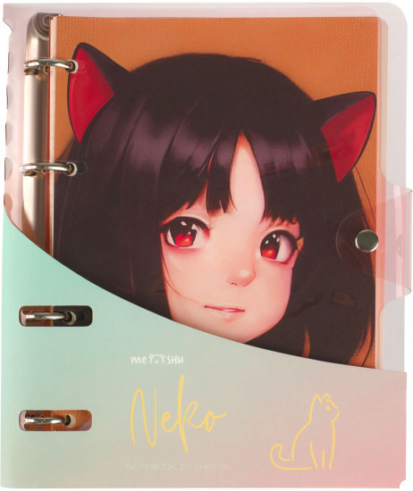 Тетрадь на кольцах «Neko»