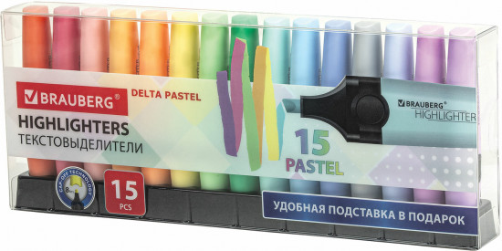 Набор текстовыделителей «Delta pastel»
