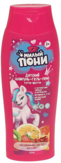 Шампунь-гель-пена для ванны 3 в 1 «Тутти-фрутти»