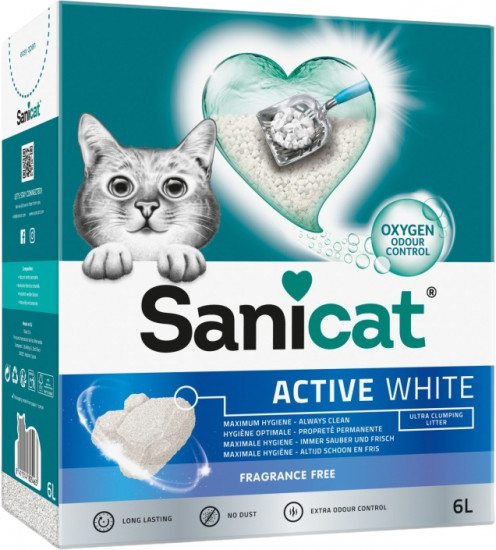 Наполнитель комкующийся без аромата «Active White»