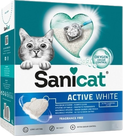 Наполнитель комкующийся без аромата «Active White»