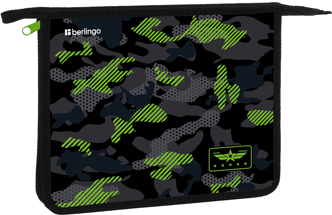 Папка для тетрадей «Black and green» | Black and green | Berlingo