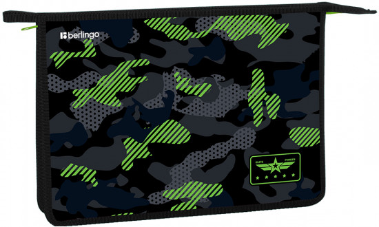 Папка для тетрадей «Black and green»
