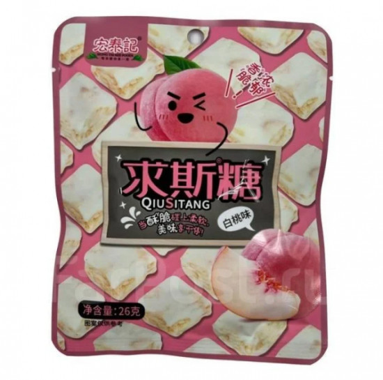Конфеты со вкусом персика «Hong Tai Kee Food»