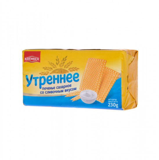 Печенье сахарное со сливочным вкусом «Утреннее»
