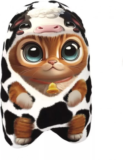 Игрушка-антистресс «Кот-корова»