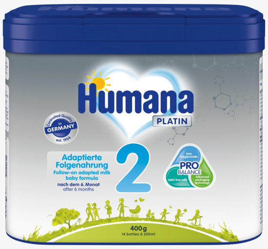 Последующая молочная смесь «Humana Platin 2»
