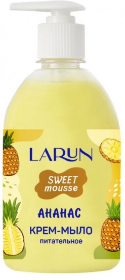 Крем-мыло для рук с ароматом ананаса «Sweet Mousse»