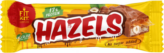 Батончик глазированный «Фундук-карамел Hazels»