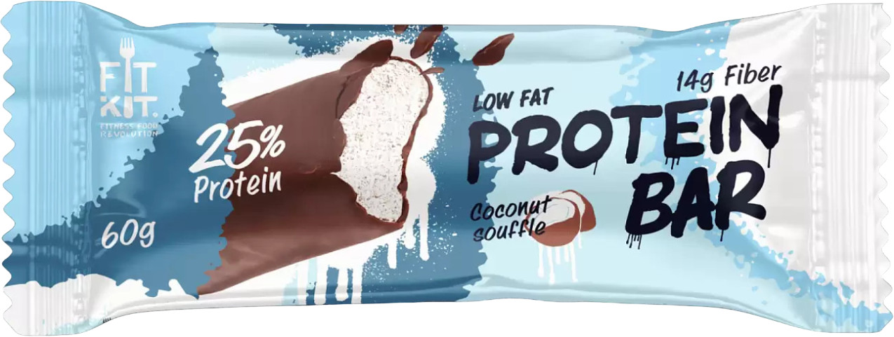 Батончик глазированный Protein Bar «Кокосовое суфле» | FitKit