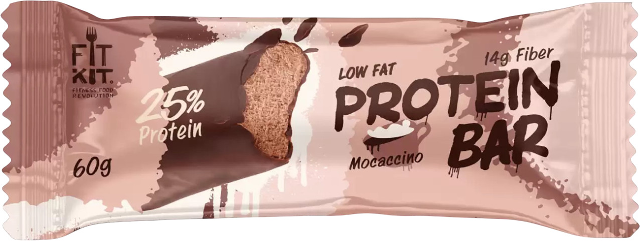 Батончик глазированный Protein Bar «Моккачино» | FitKit