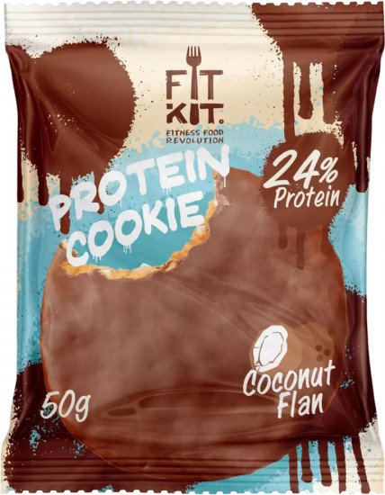 Десерт глазированный со вкусом кокоса «FK Protein chocolate сookie»