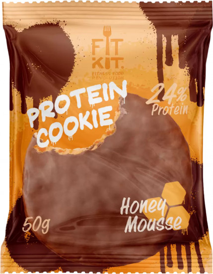 Десерт глазированный со вкусом меда «FK Protein chocolate сookie»