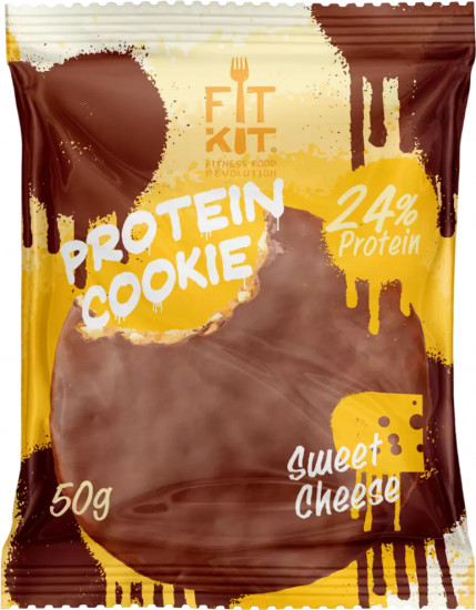 Десерт глазированный со вкусом сливочного сыра «FK Protein chocolate сookie»