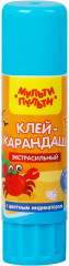 Клей-карандаш с синим индикатором