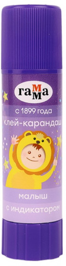 Клей-карандаш с индикатором