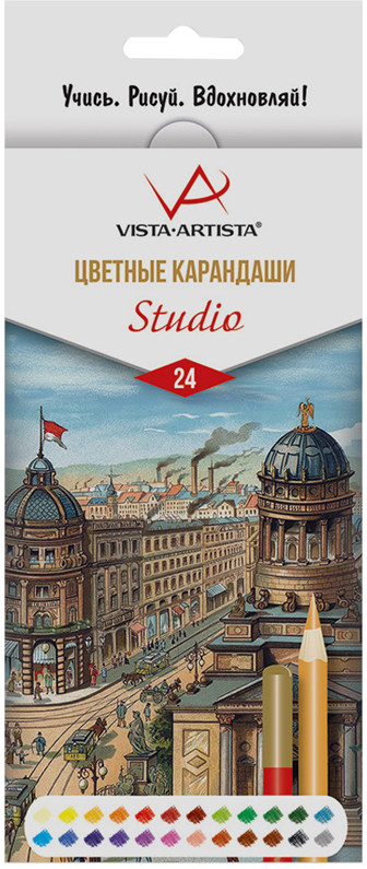 Набор карандашей цветных | Studio | Vista-Artista