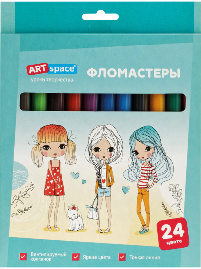 Набор фломастеров