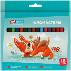Набор фломастеров «Рисунки. Lovely animals»