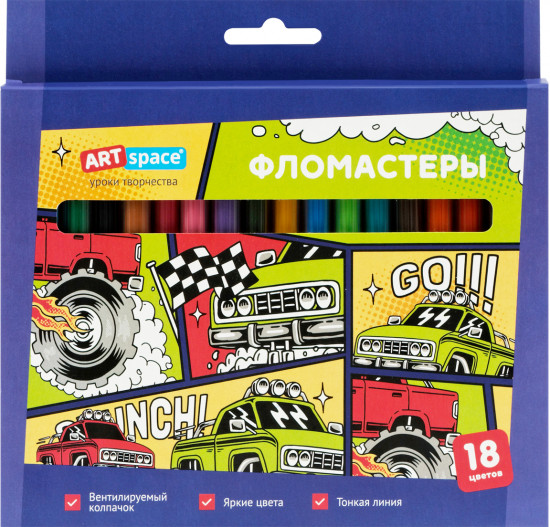 Набор фломастеров