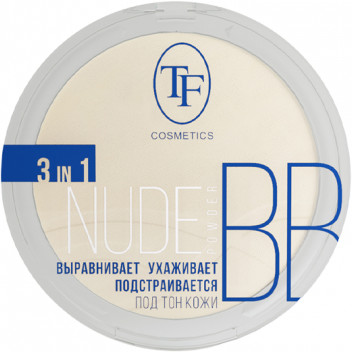 Пудра компактная для лица «BB Nude powder 3 in 1», оттенок 01 Camel полупрозрачный