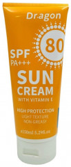 Крем солнцезащитный для лица и зоны декольте с витамином Е SPF 80+ PA+++