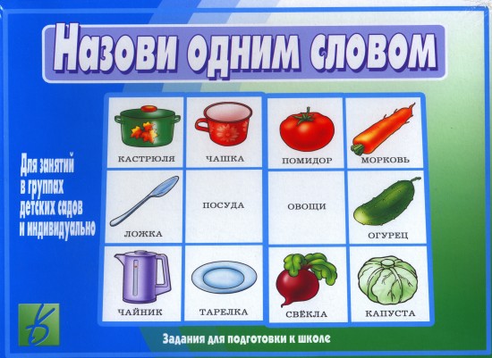 Настольная игра «Назови одним словом»