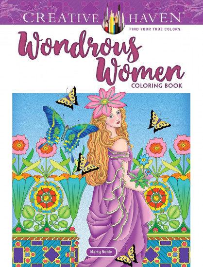 Creative Haven Wondrous Women Coloring Book