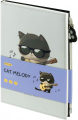Ежедневник недатированный «Сat melody»