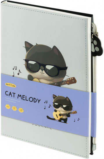Ежедневник недатированный «Сat melody»