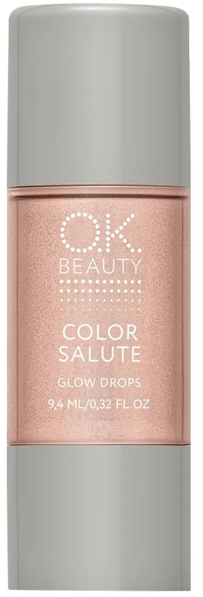 Хайлайтер для лица «Color Salute Glow Drops», оттенок Euphoria | O.K. Beauty