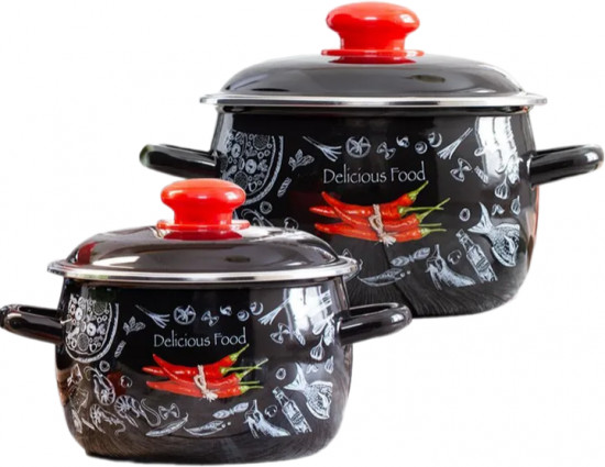 Набор кастрюль с крышками «Chilli»