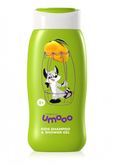 Детский шампунь-гель для душа «Umooo» 3+