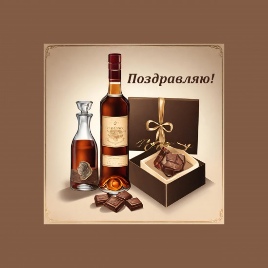 Открытка «Поздравляю!»