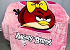 Плед детский «Angry Birds» (арт. pld146-2, микрофибра, 1,5-спальный, размер 160х220)