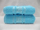 Полотенце махровое гладкокрашеное "Elegance" (Cleanelly, 50х70, цвет бирюзовый)